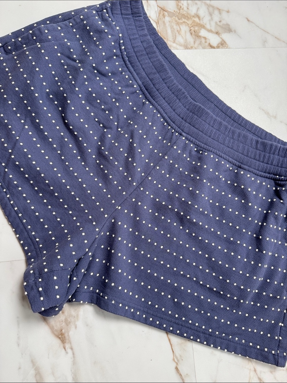 Aerie Take it Easy Polka Dot Lounge Shorts Sz L loungewear dorm ready comfy cozy